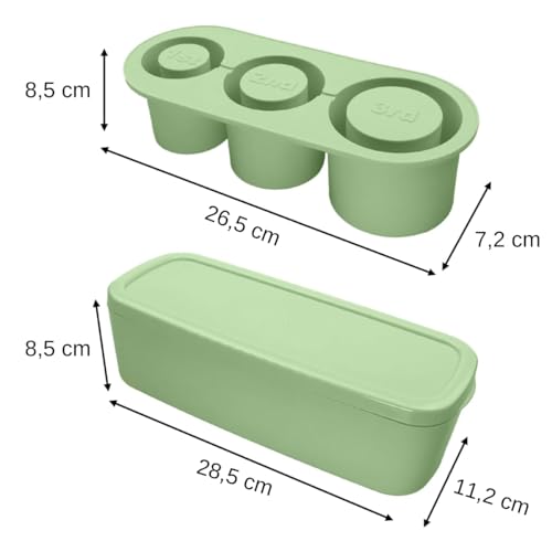 Forma de Gelo Bandeja Molde 3 Tamanhos Para Copo Água Stanley Drinks Silicone Flexível BPA Free