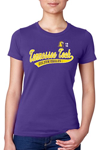 Tennessee Tech Golden Eagles NCAA Old School Sport Tail Womens T-Shirt