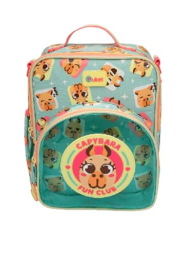 Lancheira Térmica com Bolso Frontal Capy Bora Puket Capivara