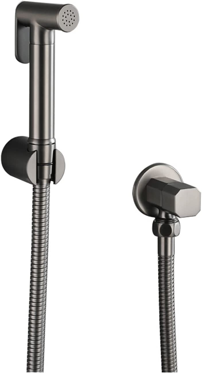 Pulvérisateur à main laiton haute pression et douchette WC flexible