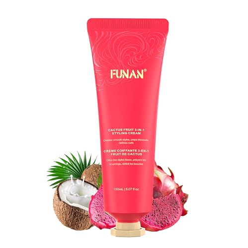 Cactus Fruit 3-In-1 Styling Cream - Hair Serum, Makes Soft and Nourishes Weightless, Reduces Tangles and Static Charging, for All Hair Types, 150ml