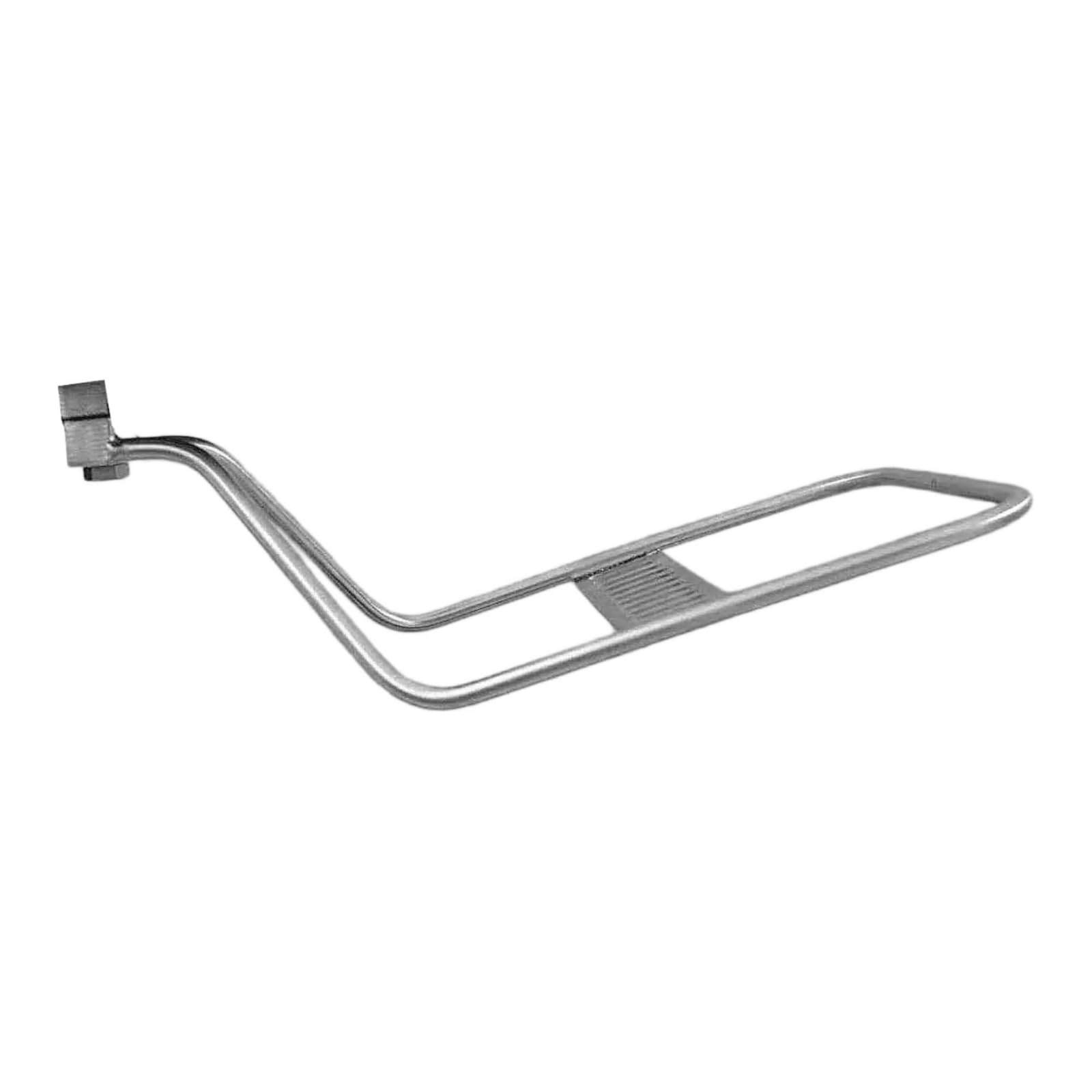 Porte-Bagages Vélo Arrière INOX Selle Rail Porte Support Porte-Sac Léger en Acier Inoxydable 304 Serrage sur Rails de Selle Antirouille 5kg Adapté, Reinforced