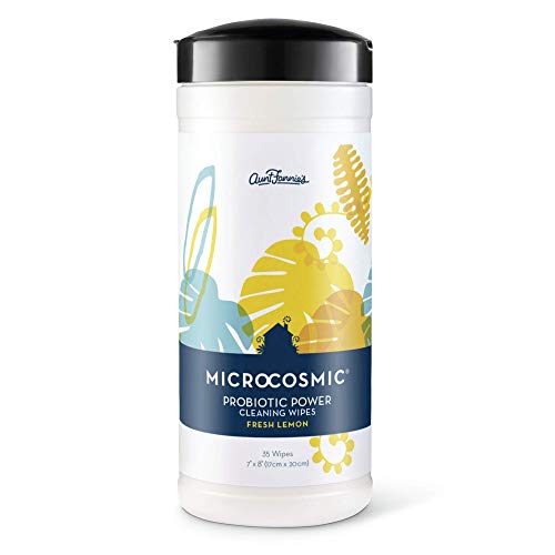 Aunt Fannie's Microcosmic® Probiotic Power Cleaning Wipes 35 Count (Fresh Lemon)