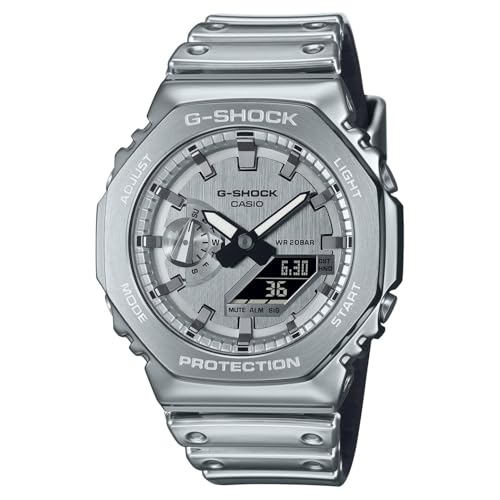 Casio Herren Analog Digital Quarz Armbanduhr G-Shock G-Steel