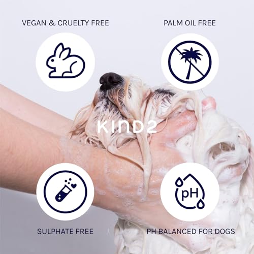 KIND2 Fragrance Free Dog Shampoo Bar, Hypoallergenic Dog Shampoo Sensitive Skin, Sulphate Free - Image 4