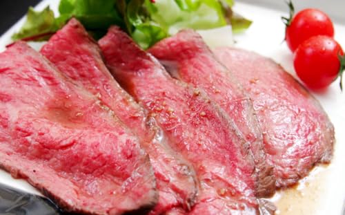 黒毛和牛 希少部位 (ランプ) 特選 ローストビーフ 約400g [たわら屋] 肉 お肉 牛肉 和牛 ランプ肉 ロースト 惣菜 ソース 付き 冷蔵