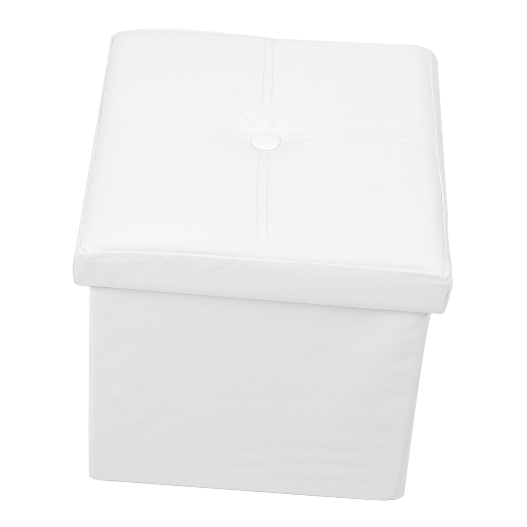 Ciieeo Elegant White Storage Box Bench 27l Toy Storage Boys and Girls' Organizer Foldable for Travel for Home and Camping