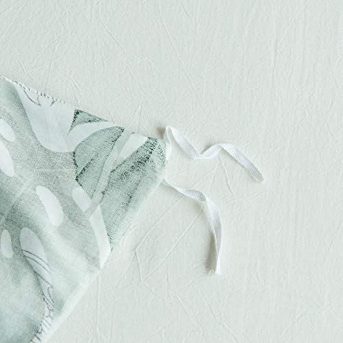 Yuheguoji Green Botanical Duvet Cover Queen 100% Cotton Tropical Plant Duvet Cover Set 3 Pcs 1 Monstera Leaves Pattern Duvet Cover With Zipper Ties 2 Pillowcases Soft Green Bedding Breathable Durable #TOP3