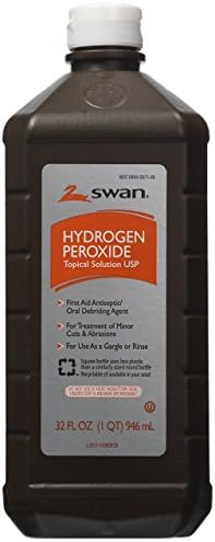 Swan Hydrogen Peroxide Topical, 32 oz, Pack of 2