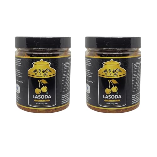 Image of Masala Potli Lasoda Gunda Pickle 1Kg, Fresh and Flavorful Authentic Gumberry Pickle, Traditional Homemade Lasode Ka Achar, Freshly Made Pickle for Everyday Meals, 500gm (Pack of 2)