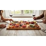 Farberware Extra-Large Wood Cutting Board, Reversible Chopping Board for Kitchen Meal Prep and Serving, Charcuterie Board, 14.17-Inch x 20.08-Inch, Bamboo - Image 5