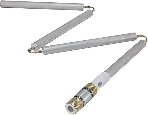 Miniatura 4 de Eastman Varilla flexible del ánodo del magnesio de 42 pulgadas, accesorio del pezón de 5 pulgadas, cromo, 60287