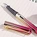 Piston-Filled Fountain Pen Fine Nib Metallic Colors Calligraphy Pen Kid Adult Writing Drawing Gift Supplies Fountain Pen Set with Nibs Cartridge Refillable for Men Women Writing