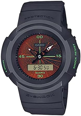 Relógio masculino analógico G-Shock AW-500MNT-1ADR, preto