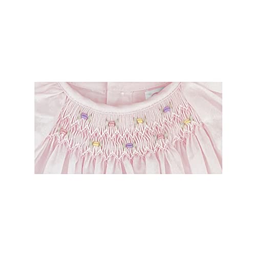 Petit Ami Baby Girls' Daydress With Embroidered Hem, 6 Months, Pink #TOP2