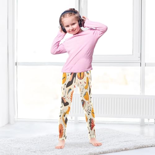 Bolaz Toddler Girls Leggings Printed Yoga Pants Leggings Music Guitar for Kids4