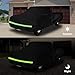 Waterproof Truck Cover Compatible with 1972-1993 Dodge Ram D/W Series D100/150/200/250/300 Standard Cab Long 8ft Bed, 420D All Weather Truck Covers with Zipper Door for Snow Rain Protection