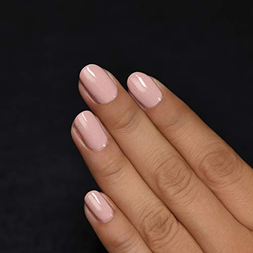 Image of ILNP CEO - Dusty Pink Neutral Nude Nail Polish, Subtle Holographic, Chip Resistant, 7-Free, Non-Toxic, Vegan, Cruelty Free, 12ml