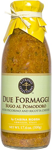 Casina Rossa Pasta Sauce - Sugo al Due Formaggi with Pecorino & Ricotta Cheeses 17.6 Ounce