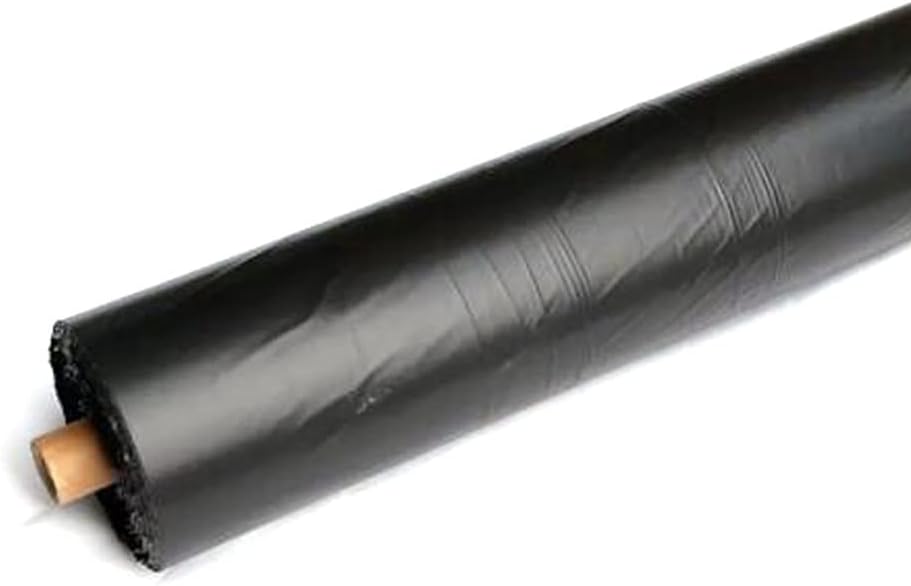 CHALKE Mulch, Agriculture Weeding Black Mulch 0.8m Width Thicken 0.01mm Vegetable Greenhouse Strawberry Special Plastic Film Plants Grow Films (Size : 0.8mx100m(2pcs 50m))