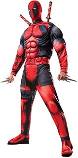 Rubie's Men's Marvel Universe Classic Muscle Chest Deadpool Costume, Multi-Colored, M