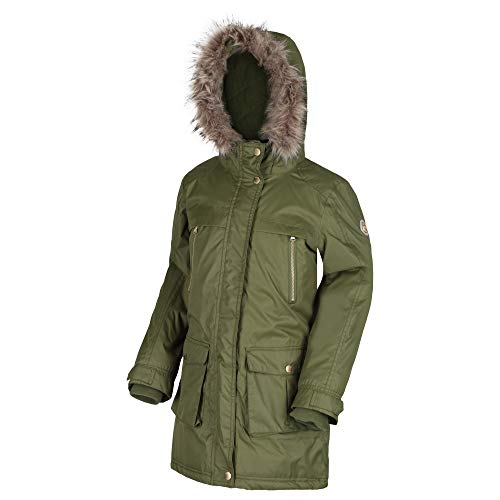 Parka imperméable enfant Regatta Haloma vert cypress taille 116