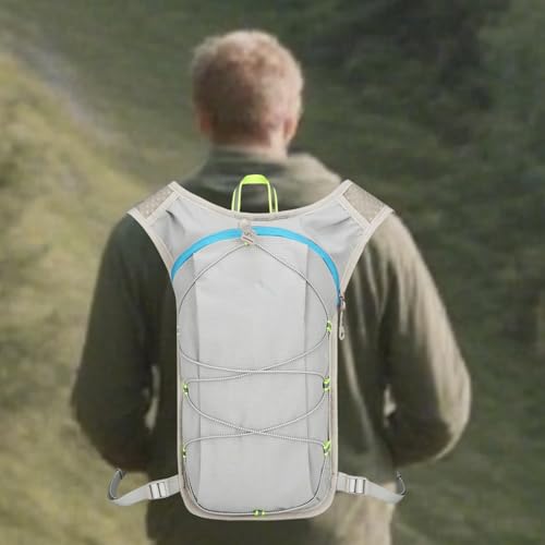 Sac à dos d'eau de randonnée avec flasque souple 500ml et sangles réglables - 3
