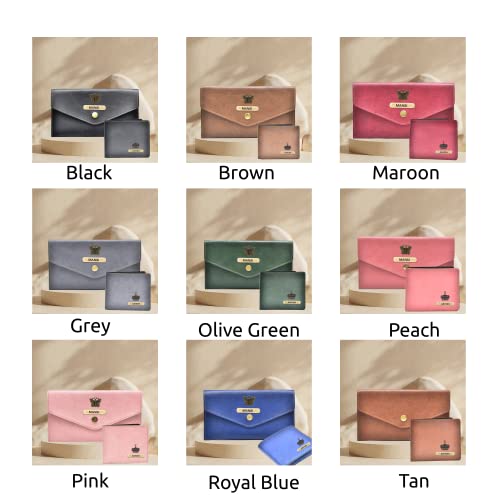 Image of YOUR GIFT STUDIO : Classy Minimal Clutch + Men's Wallet | Couple Gifts (Green)