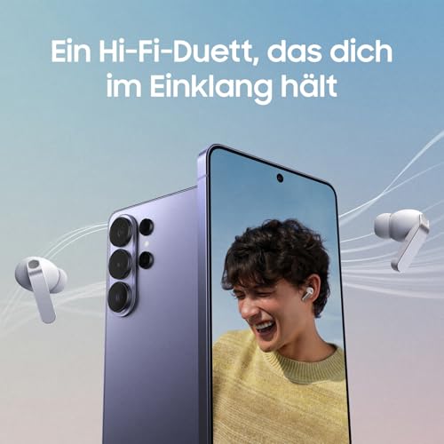 Samsung Galaxy Buds4 Pro, Kabellose Hi-Fi Bluetooth-Kopfhörer, 2-Wege-Lautsprecher, Geräuschunterdrückung per Adaptive Noise Cancelling, In-Ear-Ohrhörer, 360 Audio, AI Agent mit Sprachsteuerung, Black