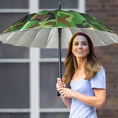 Image of Kabello Military Big Size Button Umbrella For Uv Protective Long Size (Multicolor)