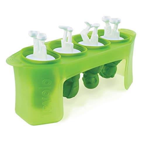 Tovolo Zombie Popsicle Molds (Set Of 4) - Mess-Free Silicone Ice Pops With Reusable Sticks For Freezer Snacks / Dishwasher-Safe & Bpa-Free #TOP1