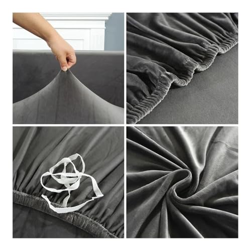 Housse de canapé d'angle pour salon familial et soirées cinéma cocooning - 4