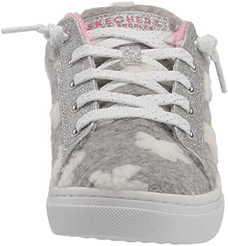 Skechers Kids Girls Street Goldie-Generation Cozy Sneaker, Grey/Pink, 2 Little Kid | Image 1