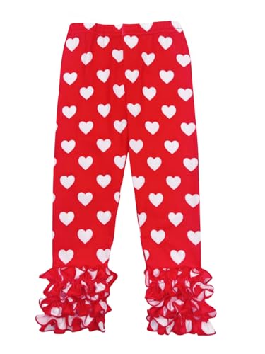 Bow Dream Baby Toddler and Little Girls Ruffle Leggings 130