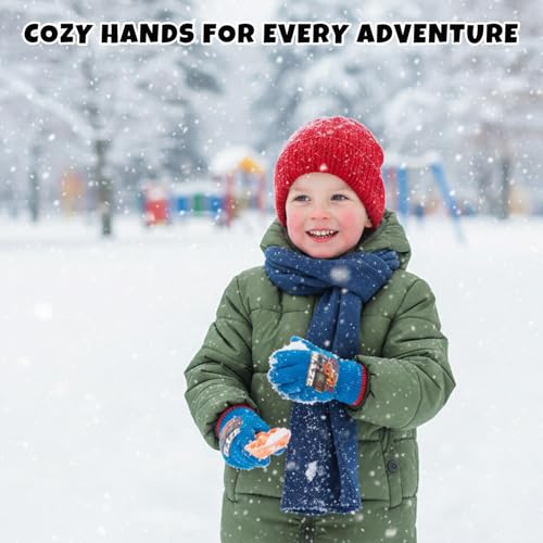Image of Nickelodeon Boys 4 Pack Mitten or Glove Set: Paw Patrol and Blaze (Toddler /Little Boys)