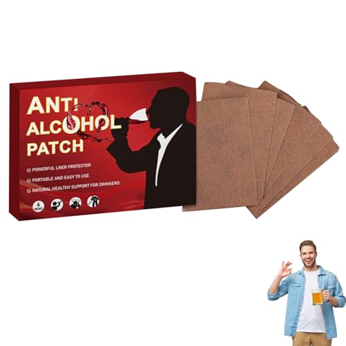 6 Pcs Parches portátiles contra el alcohol, parche para aumentar la energía, parches para recuperarse después de una fiesta, para dejar de beber alcohol, previenen las molestias (1 pc)