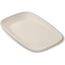 Nattou Wickelauflage 50x70 cm - Wickelauflage Abwaschbar und wasserdicht auf PU-Schaum - Leicht und weich Baby Wickelunterlage - Wickelmatte mit erh hten R ndern - Tonfarben