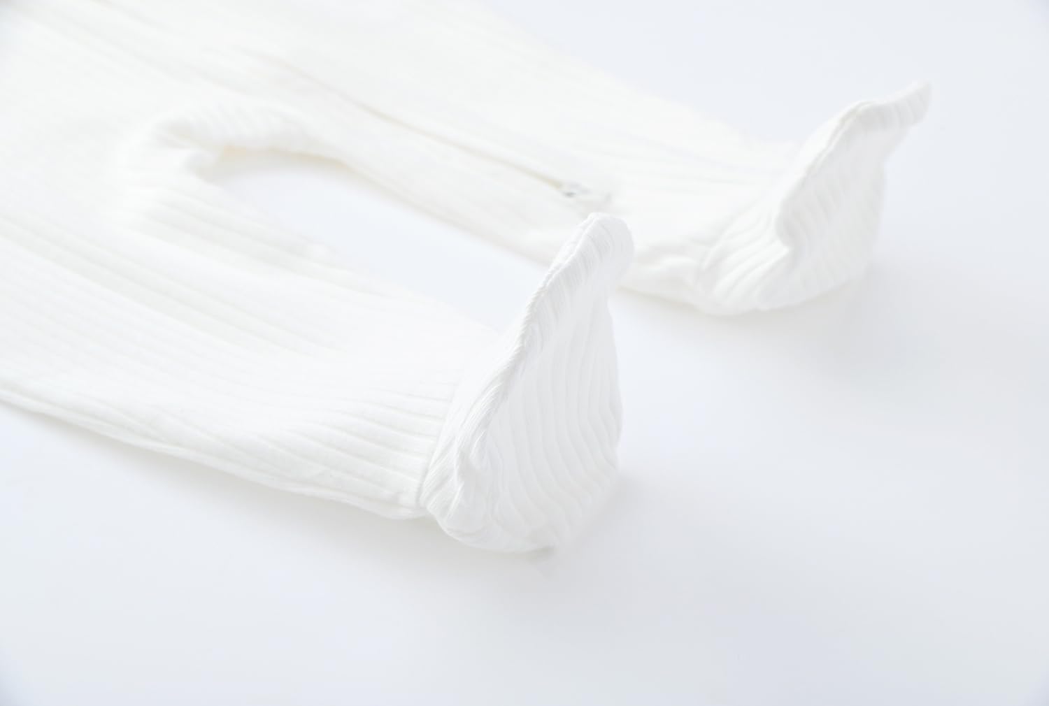 ACESTAR Baby Footies Pajamas, 2-Way Zipper Baby Sleepers with Mitten Cuffs - Long Sleeve Baby Zip Up Onesie for 0-12 Months - Image 6