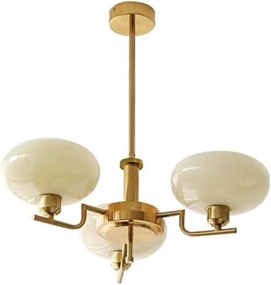 Bagood 3-Light Mid Century Sputnik Ceiling Light - Modern Semi-Flush Mount With Milk Glass Shades, Gold Finish - View #10