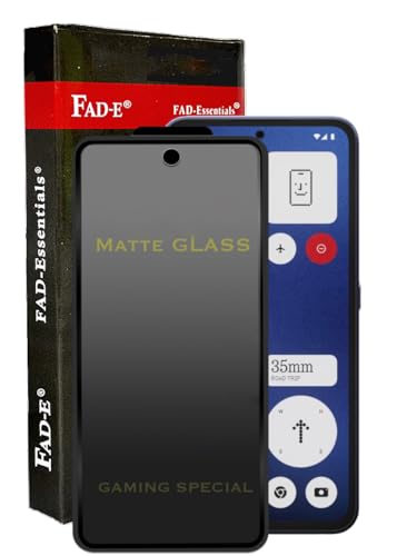 Image of FAD-E Matte Tempered Glass Screen Protector Guard for CMF Nothing Phone1 / Nothing CMF Phone 1 (Matte Transparent)