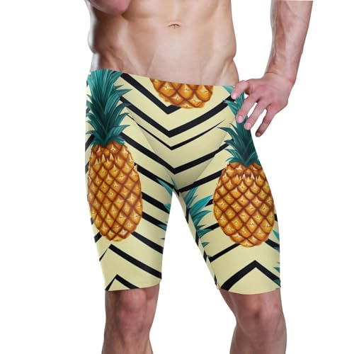 UMIRIKO Pineapple Fruit Men's Swim Jammers Swimsuit M B0400976