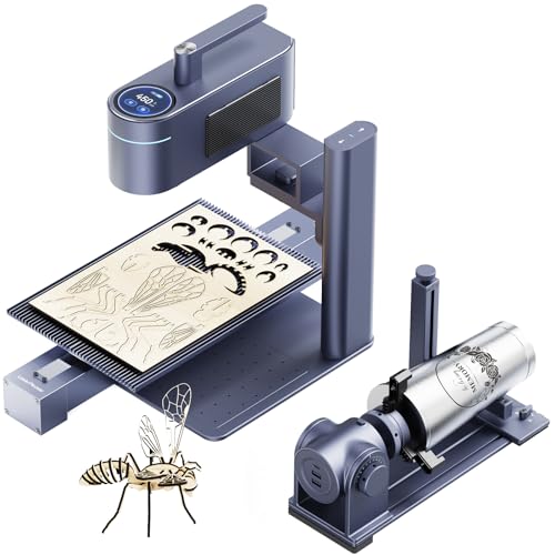 LaserPecker LP(Deluxe) Dual Laser Engraving Machine for Almost All Materials, 10W Diode + 2W IR Dual...