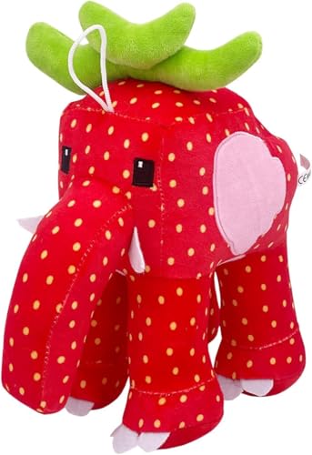 AQDJWHM Steal a Brainrot Peluche, Italian Brainrot 67, Strawberry Elephant Peluche, Tralalero Tralala Collectible Brain Rot Plush Gift for Fans (B)