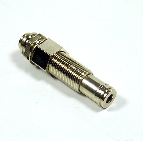 Ficha para panel 3.5 mm con carcasa metálica niquelada miniatura 3