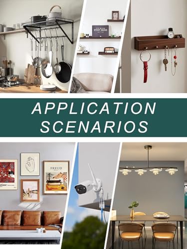 image for TXHOIHF Self Drilling Drywall Anchors with Screws Kit 100Pcs- 50 Sheet