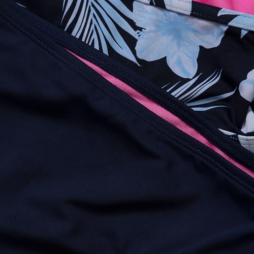 Image of Lands' End Big Girls 3 Piece UPF 50 Sun Protection Rash Guard Set