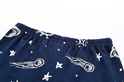 Image of Koian Little Boys Short Pajamas Sets Glow In The Dark Toddler PJS Cotton Kids Sleepwears