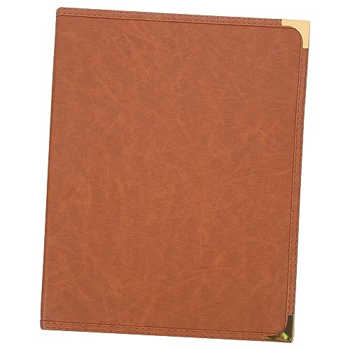 SOESFOUFU Restaurant Supply PVC Menu Holder Menu Book Cover Recipe Binder for Hotels Bars Cafes