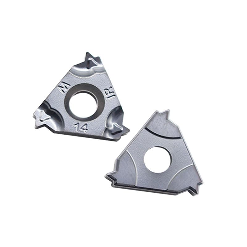 Tool Part for 16IRM 14W Thread 60 Angle 10PCS Thread Turning Tool Tungsten Insert Threading Lathe 16IR 14W (Shank Diameter: 16IRM 14W)