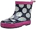 Playshoes Jungen Mädchen Halbschaft Margeriten Gummistiefel, Marine/rosa, 19 EU